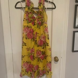 Betsey Johnson Floral Halter